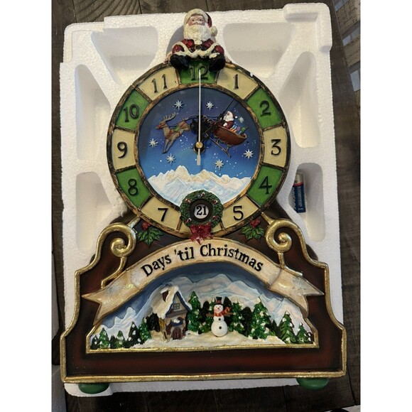 VTG Christmas Countdown Clock by Costco 24 Days Till Christmas Counter WORKS EUC - Picture 2 of 5